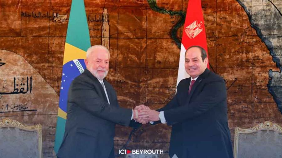 Lula en Égypte pour des discussions sur Gaza et les liens bilatéraux