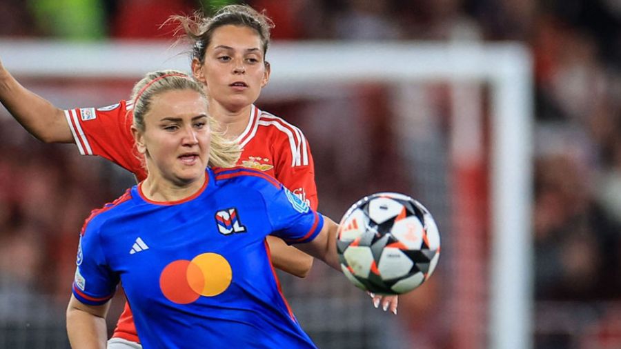 Ligue des champions féminine: Lyon prend une légère avance contre Benfica