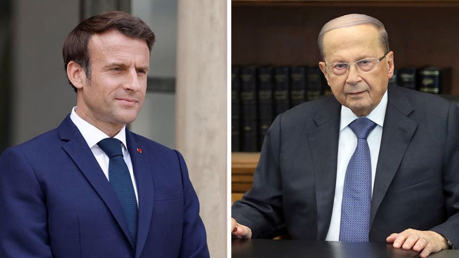 Message de Macron à Aoun