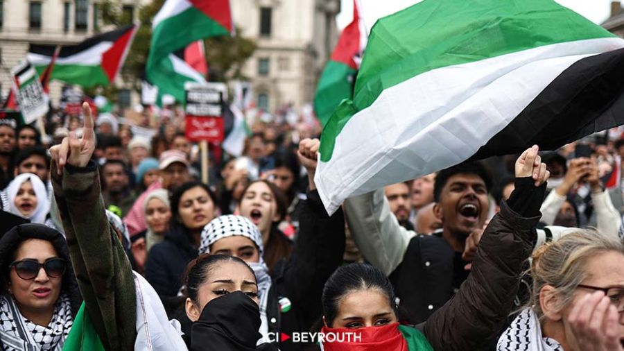 Des milliers de manifestants à Londres et Paris réclament un cessez-le-feu à Gaza