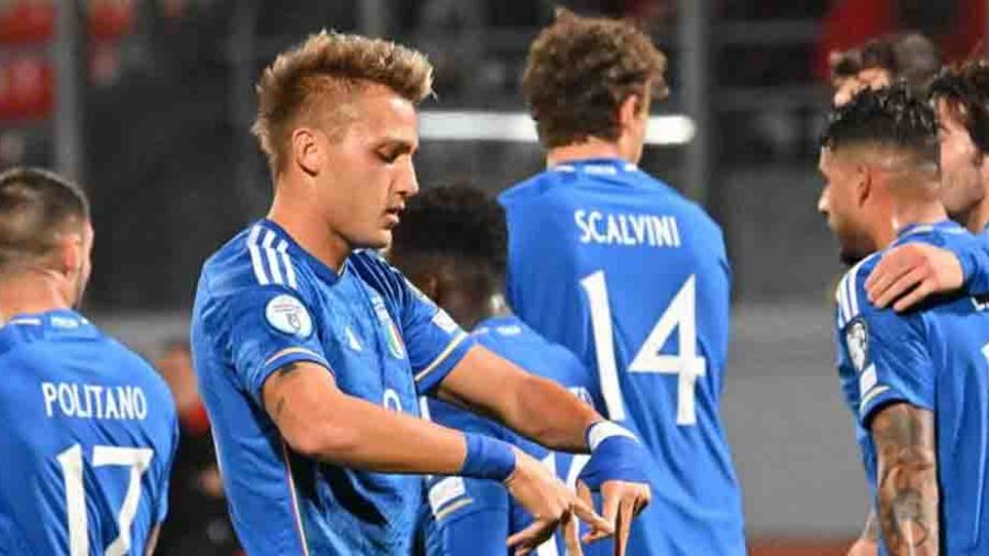 Euro-2024: premier examen d'italien réussi pour Retegui