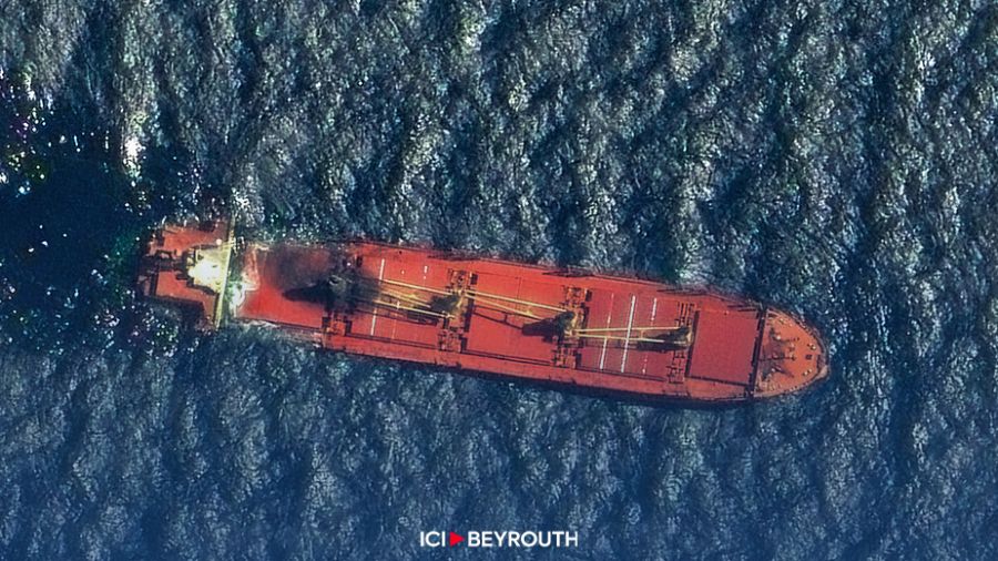 Naufrage d'un cargo libanais endommagé par une frappe Houthie