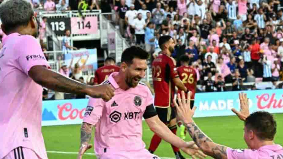 Messi auteur d'un doublé pour son deuxième match avec l'Inter Miami