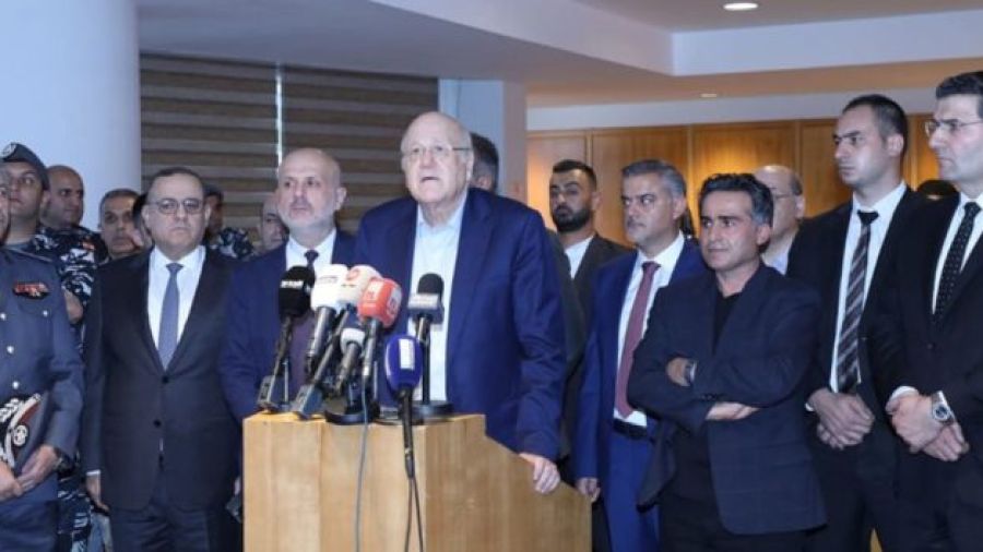 Mikati en tournée d'inspection à l'aéroport