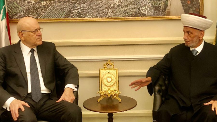 Mikati et Deriane appellent à «l'arrêt de l'agression israélienne»