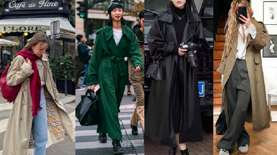 Les trenchs réinventés: le chic de l’hiver 2025