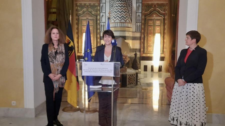 Le prix franco-allemand des droits de l’homme à Monika Borgmann