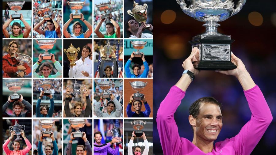 Rafael Nadal remporte un historique 21e titre du Grand Chelem