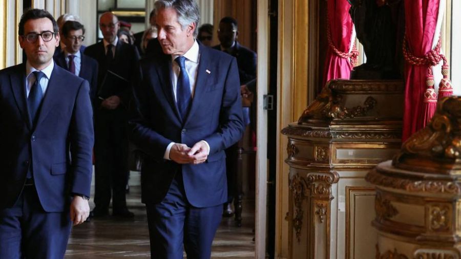 Blinken à Paris pour une réunion sur le Proche-Orient