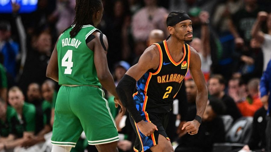 NBA: Oklahoma City remporte le choc face à Boston et attend Cleveland