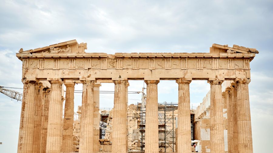 L'Acropole d'Athènes de nouveau fermé partiellement en raison d'une vague de chaleur
