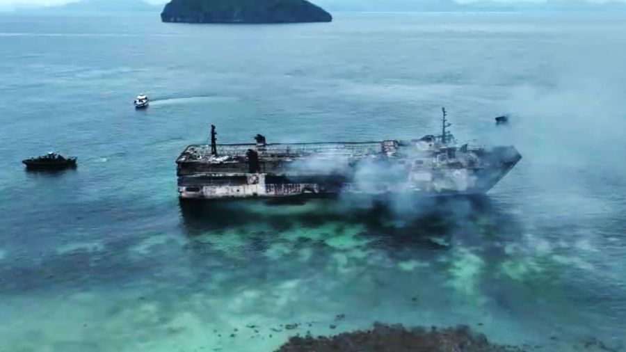 Philippines: 87 disparus dans l'incendie d'un ferry