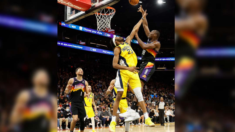 Phoenix surclasse Indiana, Milwaukee s'en sort face à Sacramento