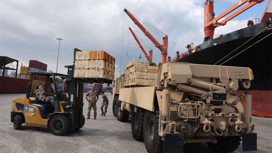L’armée libanaise reçoit 70 conteneurs de munitions américaines