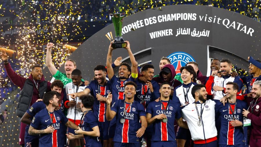 Le PSG remporte le Trophée des champions sur un but tardif de Dembélé