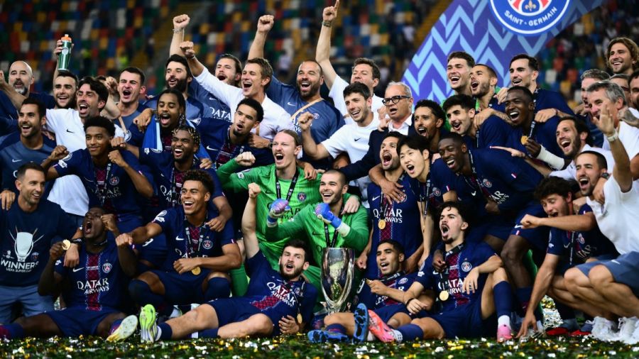 Foot: le Paris SG s'offre la Supercoupe au bout du suspense