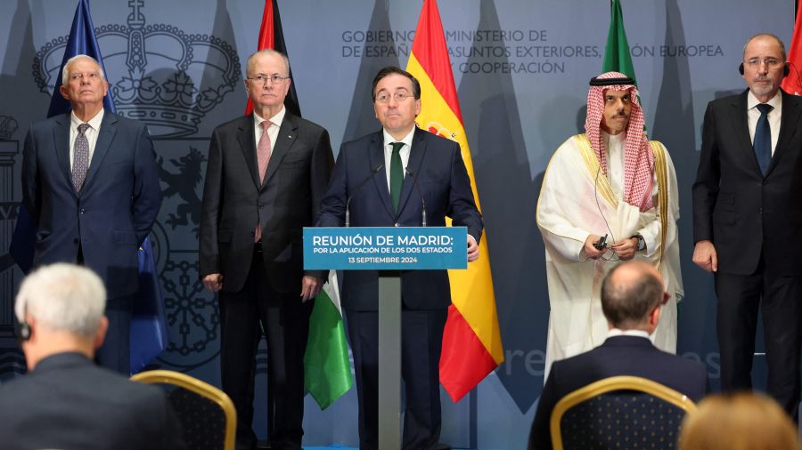 Proche-Orient: rencontre arabo-européenne à Madrid pour la solution à deux États