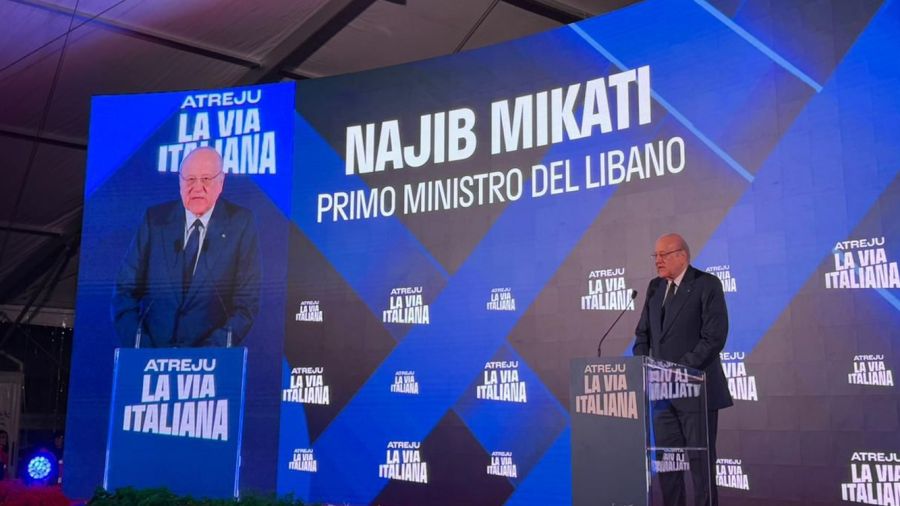 Mikati exhorte à l’arrêt des violations israéliennes du cessez-le-feu depuis Rome 