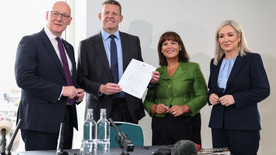 Les dirigeants écossais, gallois et nord-irlandais affirment leur «droit à l'autodétermination»