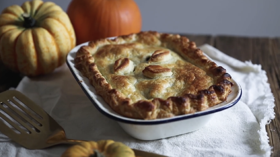 Recette festive: Tourte au potiron