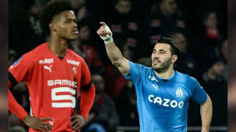 Marseille se relève à Rennes et conforte sa 2e place