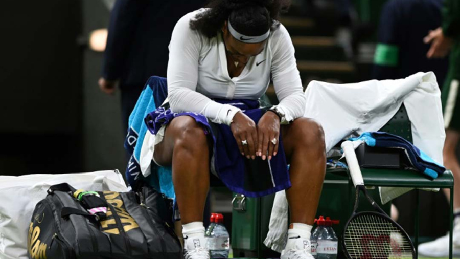 Wimbledon: Serena Williams manque son retour