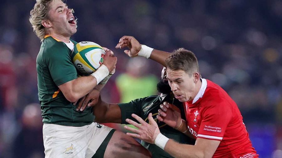 Les Springboks, battent de peu les Gallois à Pretoria