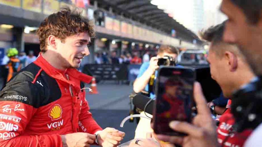 F1/GP d'Azerbaïdjan: Leclerc, roi de la pole à Bakou