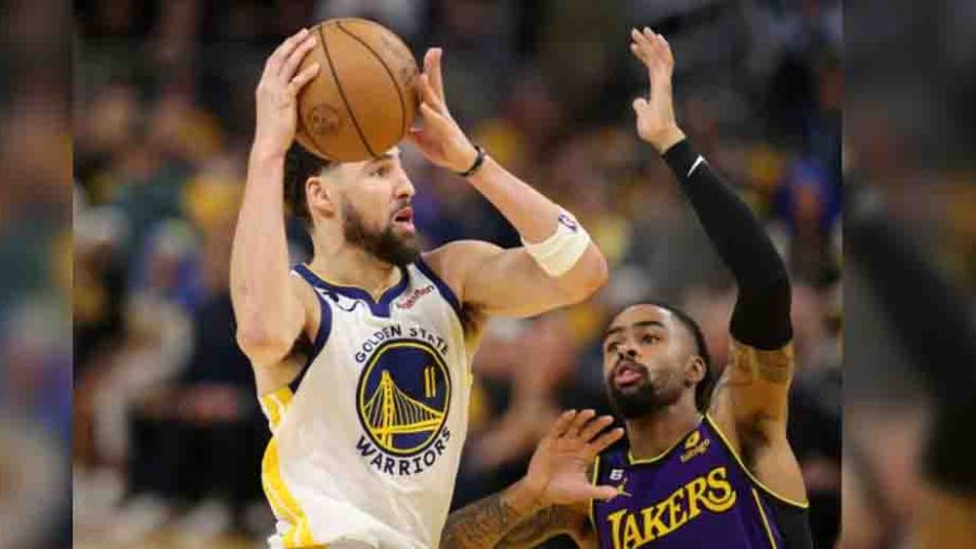 NBA: Thompson permet à Golden State d'égaliser contre les Lakers