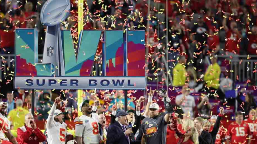 Les Chiefs et leur diamant Mahomes sacrés au terme d'un Super Bowl exceptionnel