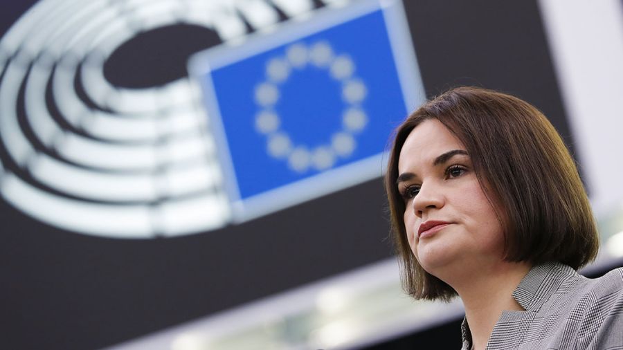 Bélarus: la cheffe de l'opposition réclame une action plus ferme de l'UE