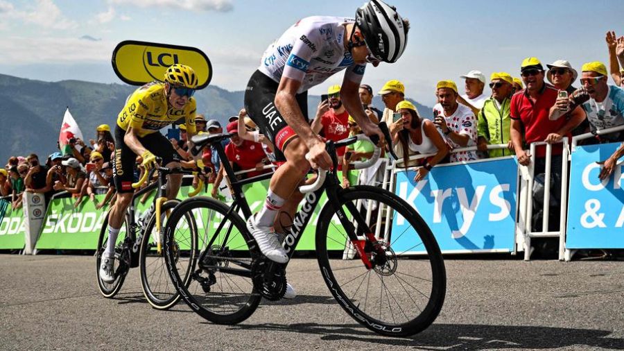 TDF: Pogacar gagne, Vingegaard tient bon à Peyragudes