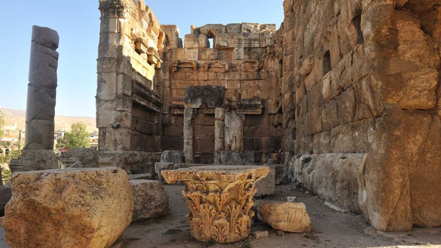 Bziza, le temple devenu église