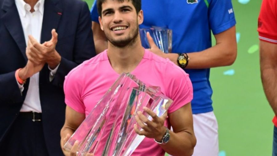 Tennis: Alcaraz et Rybakina lauréats à Indian Wells