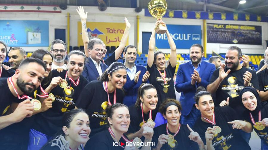 Le SC Beirut champion du Liban de basket féminin