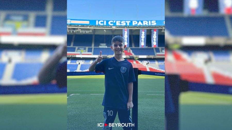 Ryan Abi Najem, plus jeune participant à la PSG Academy World Cup