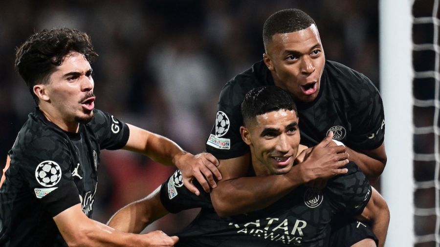 C1: le Paris SG prend la tête de son groupe en dominant Dortmund