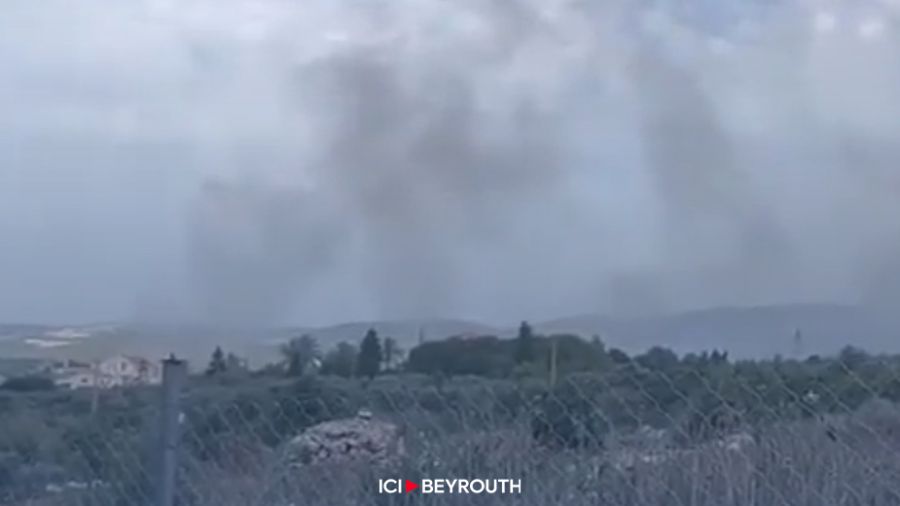 Obus israéliens au phosphore à Merouahin au Liban-Sud