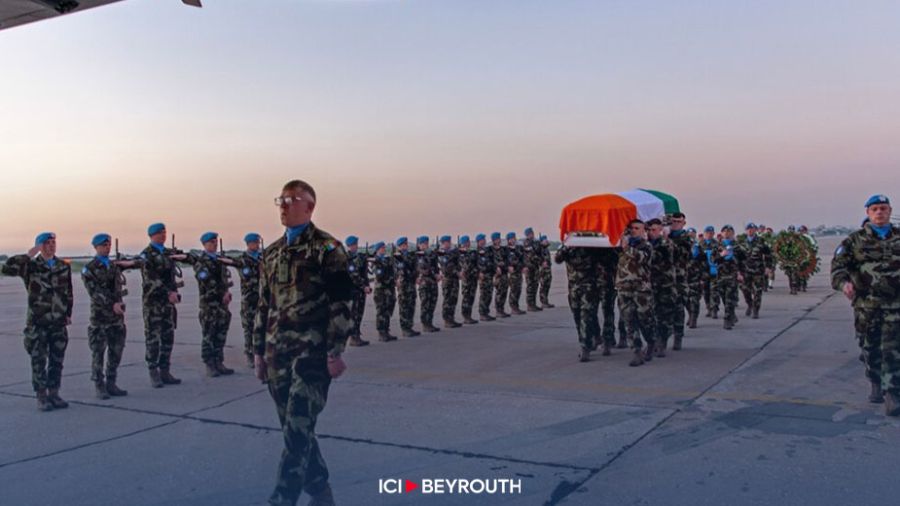 Meurtrier présumé du soldat irlandais libéré: la Finul réagit