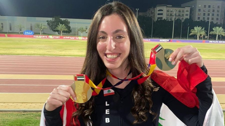 La Libanaise Mayssa Mouawad (CSJ), vedette des Jeux arabes de Charjah