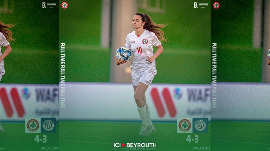 Football: Layla Iskandar offre la victoire au Liban dans le Championnat féminin de la WAFF