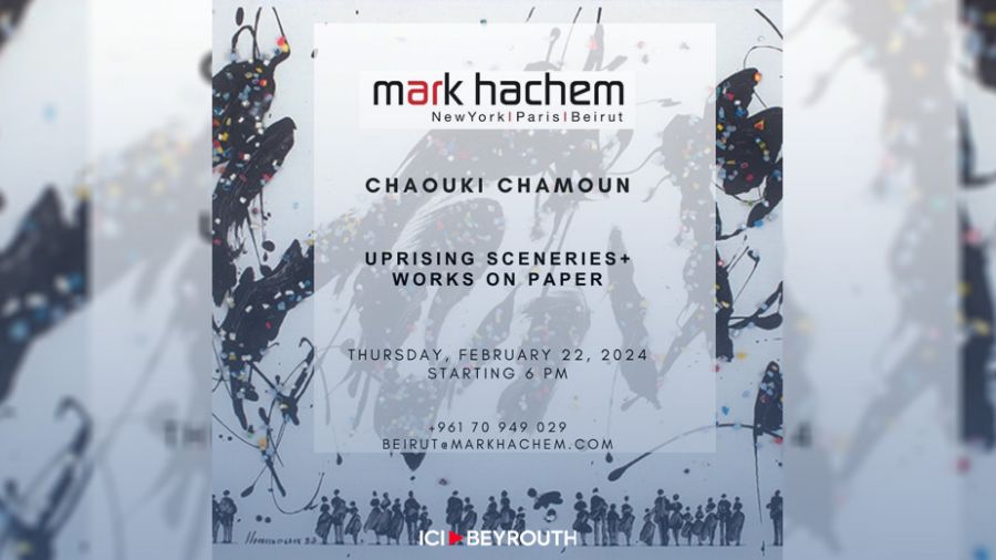 Chaouki Chamoun expose à la galerie Mark Hachem