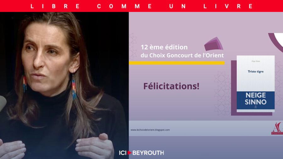 Neige Sinno rafle le Choix Goncourt de l’Orient 2023