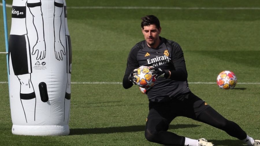 Courtois (Real Madrid) souffre d'une rupture du ménisque du genou droit
