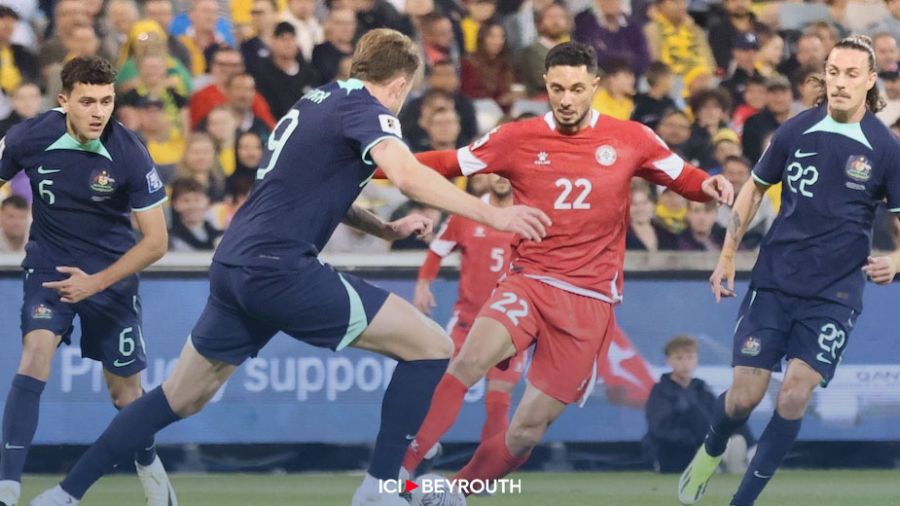 Qualifs-Mondial 2026: lourde défaite du Liban face à l'Australie