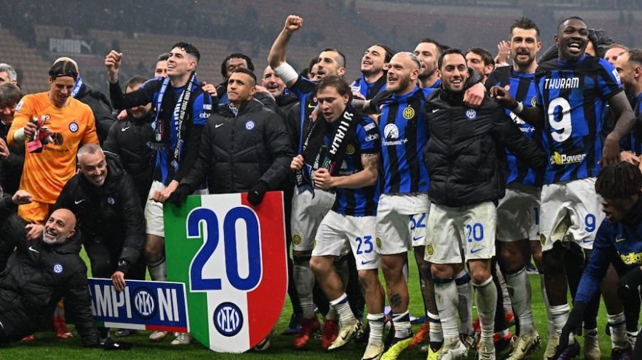 Série A: L'Inter Milan, sans rival, décroche sa seconde étoile