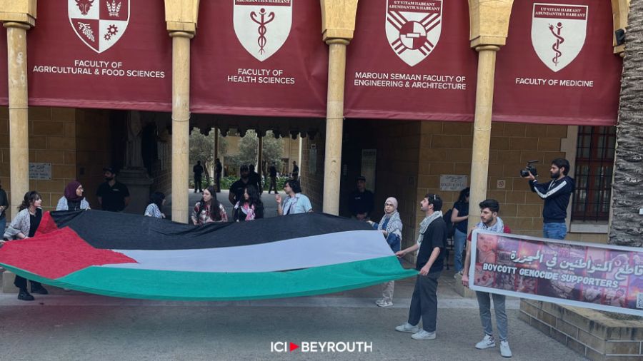 Les étudiants libanais se joignent aux manifestations mondiales pour Gaza