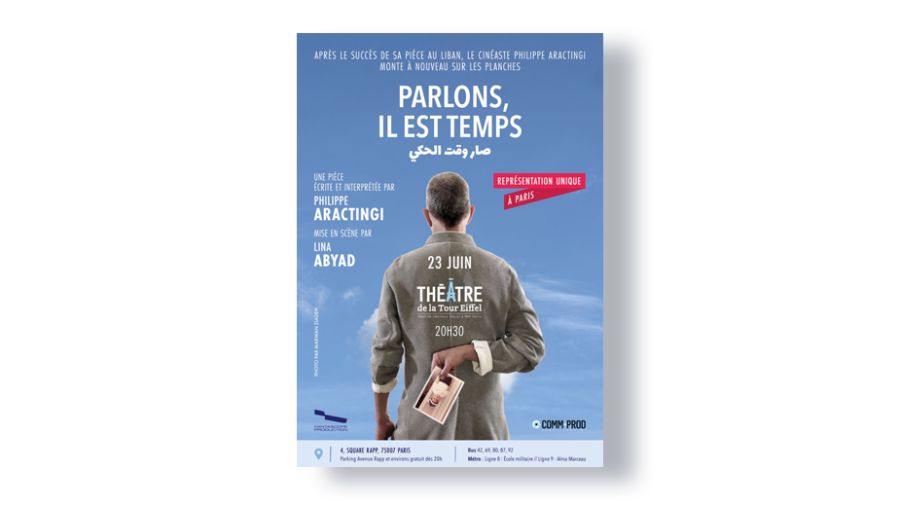 Philippe Aractingi à Paris pour une représentation théâtrale unique