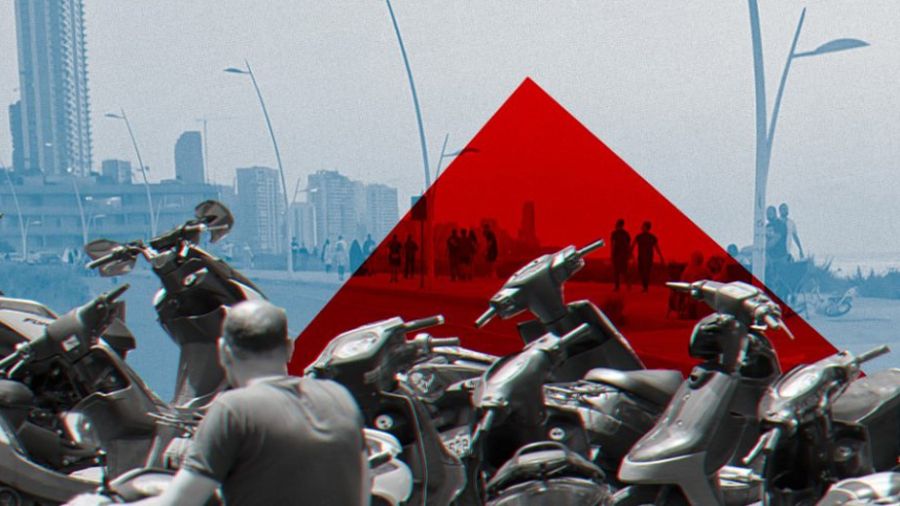 À Beyrouth, les trottoirs pris d’assaut par des chauffards à mobylettes
