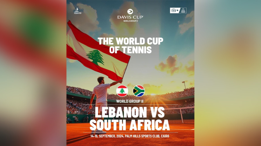 Tennis: le Liban défie l'Afrique du Sud en Coupe Davis